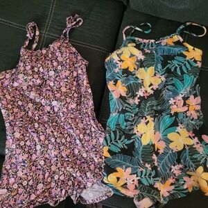 Set Of 2 Girls Size 8 Rompers